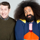 Scott Aukerman (left), Reggie Watts (IFC)
